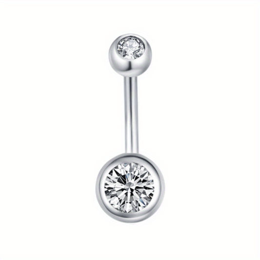 6pcs Surgical Steel 14G Navel Piercing Body Jewelry Men Women