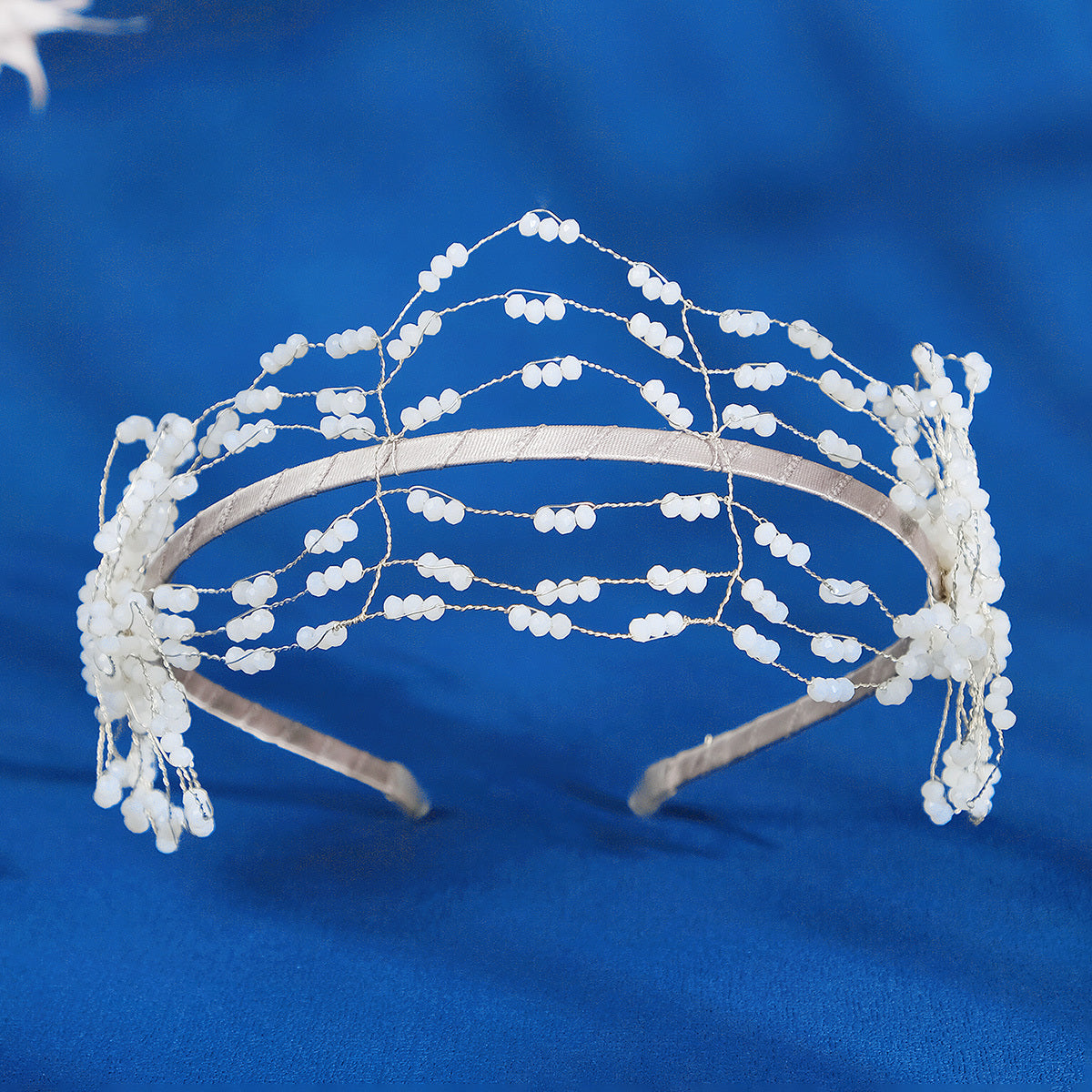 Crystal Bead Hairband Headband Princess Tiara Wedding Birthday Cosplay Hair