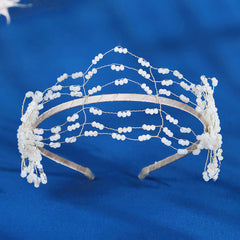 Crystal Bead Hairband Headband Princess Tiara Wedding Birthday Cosplay Hair