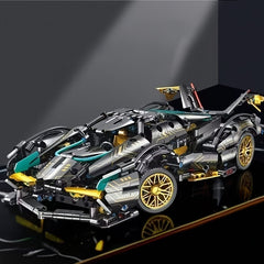 3928pcs Building Block Sports Car Set V12 Racing Toy Car Puzzle