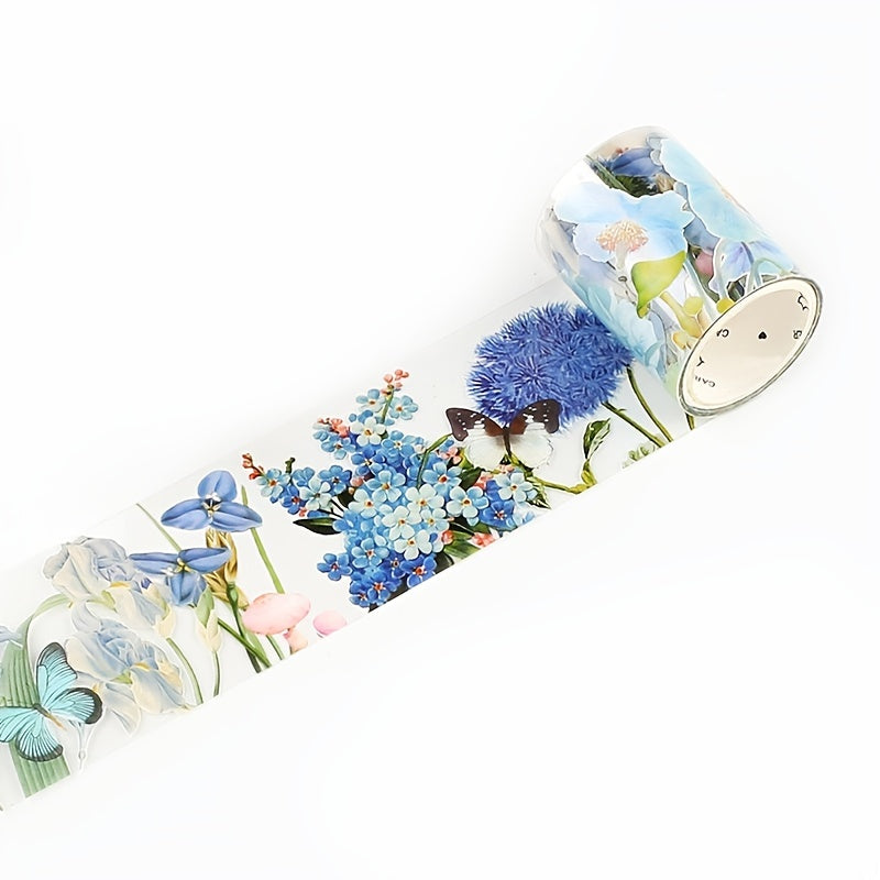 PET Tape Flowers All Over the Yard Series DIY Material Sticker