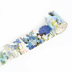PET Tape Flowers All Over the Yard Series DIY Material Sticker