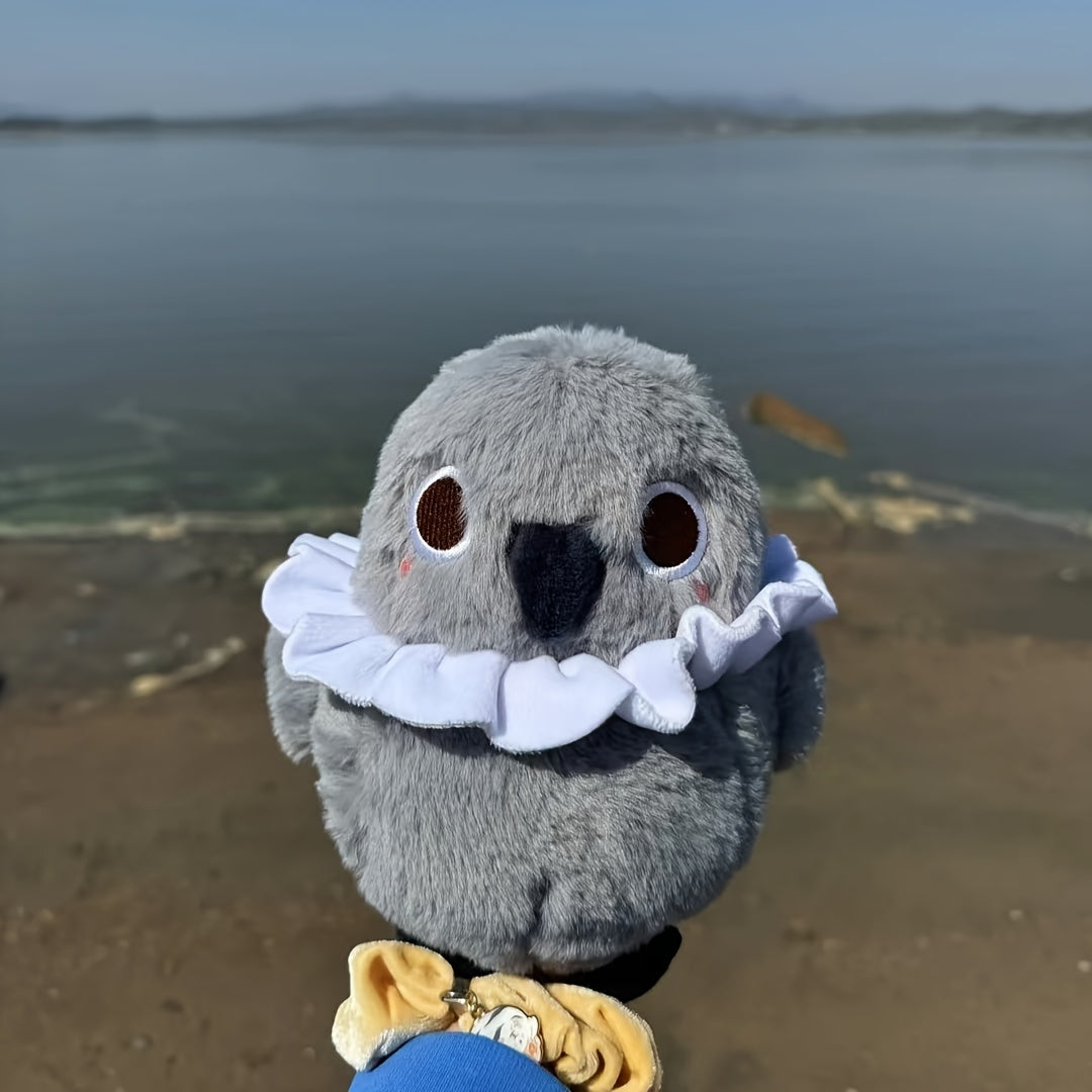 11" Angry Crow Plush Toy Soft Stuffed Animal Doll Halloween Gift