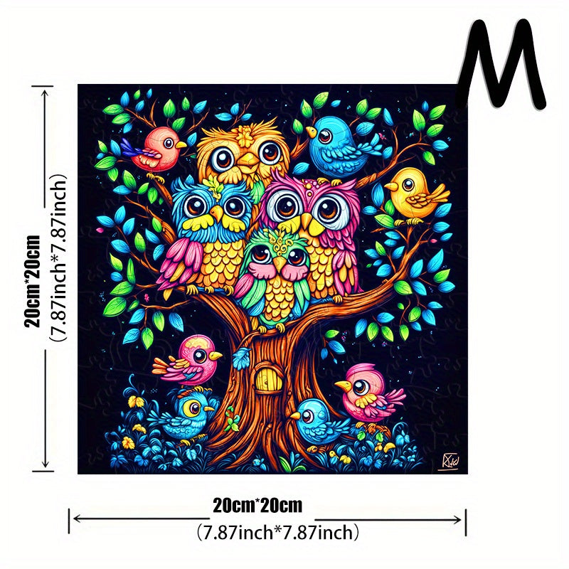 Tree Owl Hot Wooden Puzzle for Age 3+