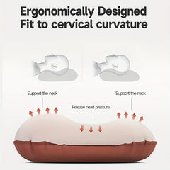 Inflatable Memory Foam Travel Pillow for Outdoor Camping and Travel