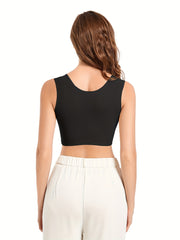 Front Buckle Shaping Tank Tops Push Up Lifting Slimmer Open Bust Top