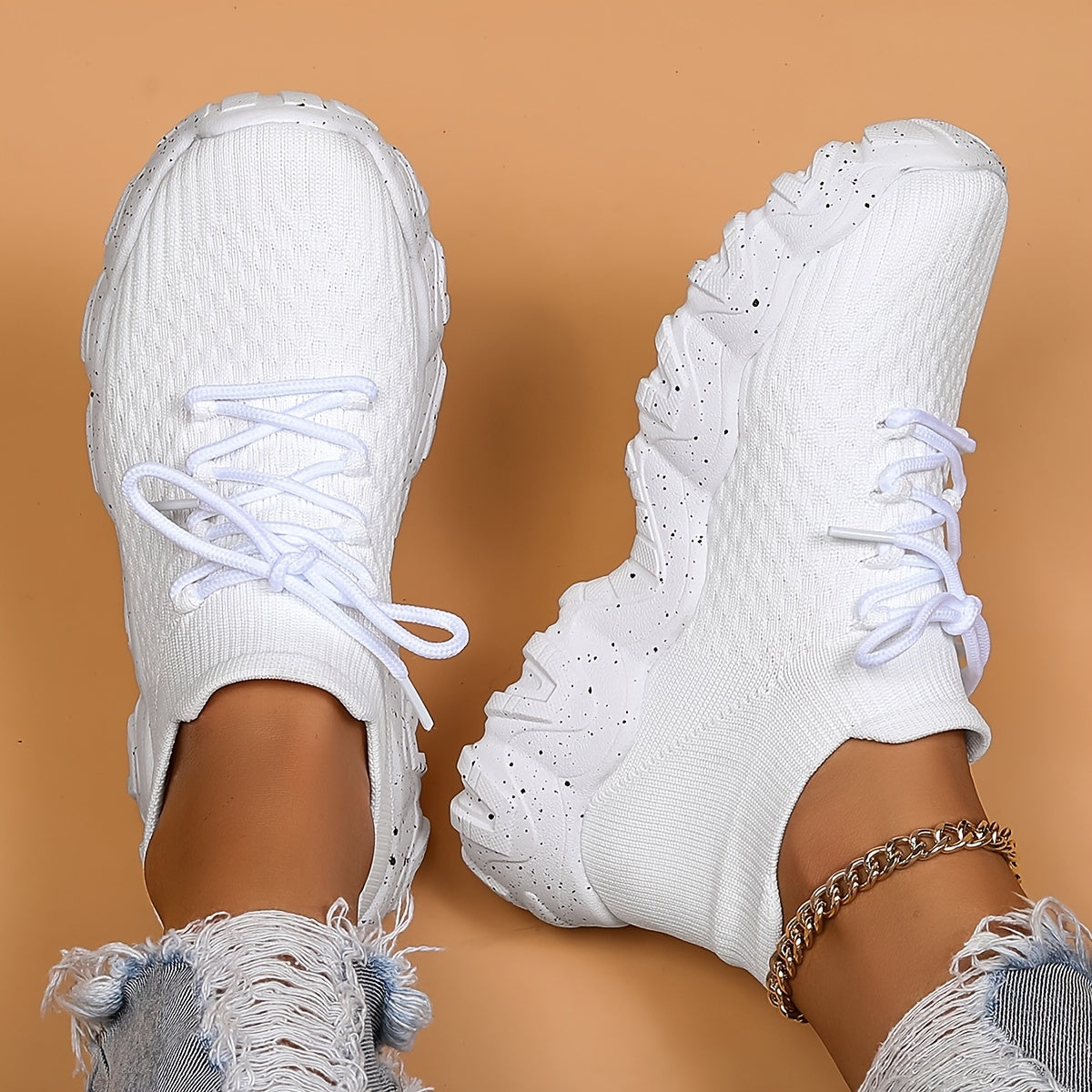 Thick Sole Octopus Sneakers Mesh Breathable Running Shoes