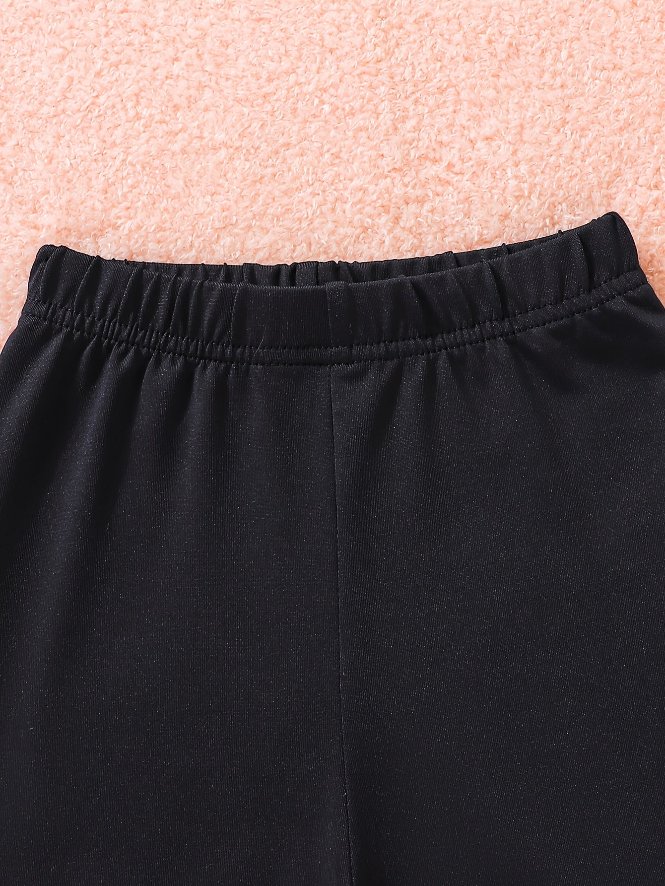 2pcs Girls' Pants Heart Graphic Stretch Leggings