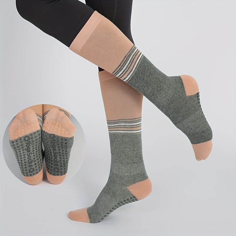 Striped Yoga Socks Non-slip Sports Socks For Women