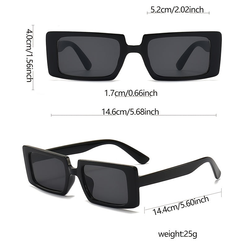 Futuristic Square Sunglasses Ultra Lightweight Unisex