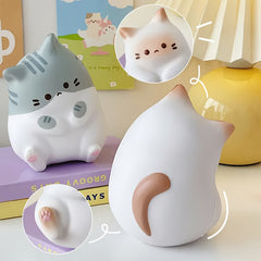 3pcs Cartoon Cat Squishy Toys Soft Slow Rebound PU Material