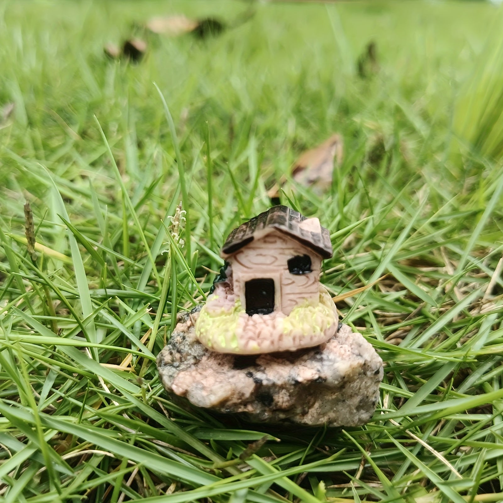 3pcs Love Sea Resin House Ornaments for Magical Fairy Garden