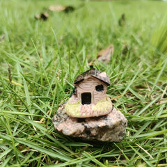 3pcs Love Sea Resin House Ornaments for Magical Fairy Garden