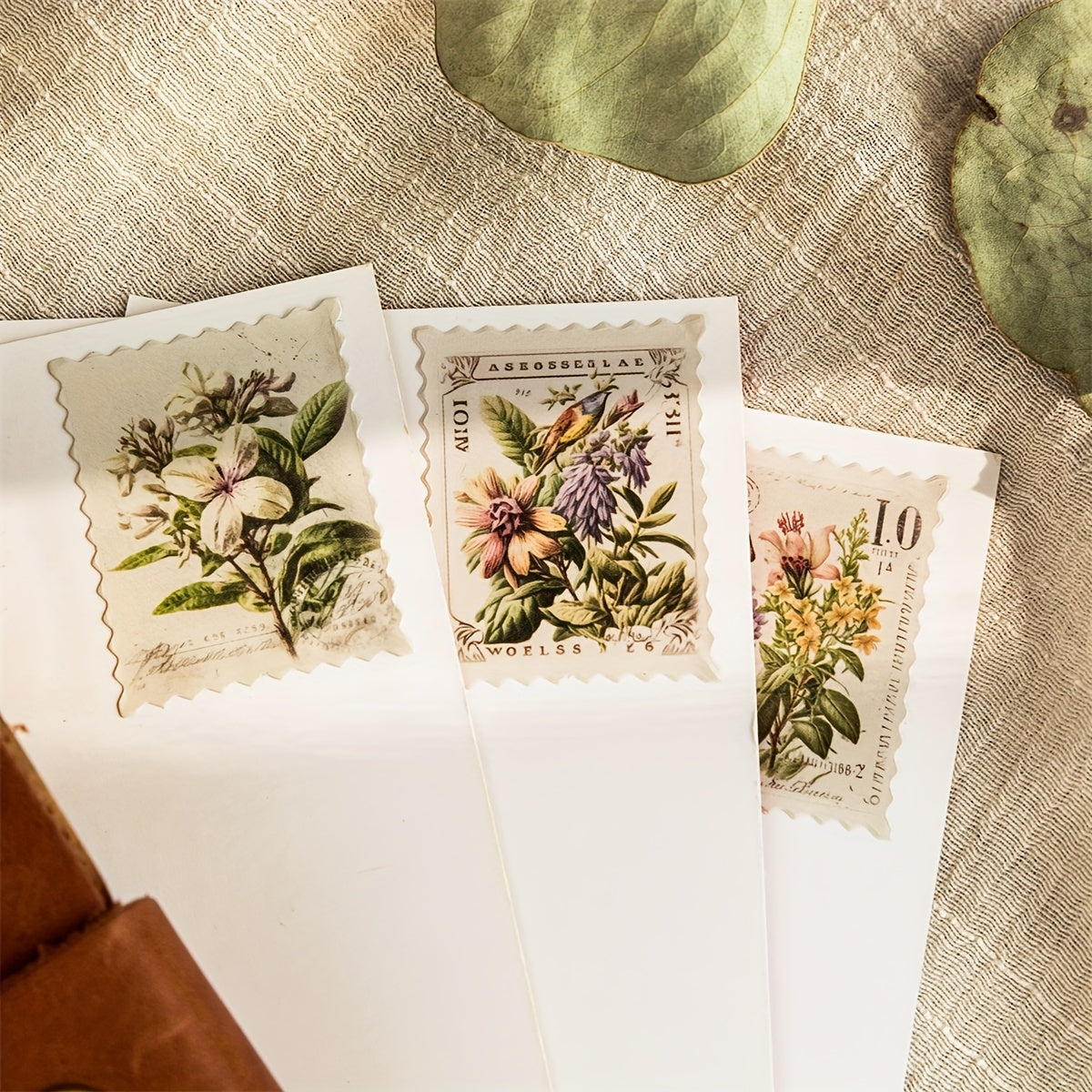 45pcs Romantic Retro Flower Diary DIY Decoration Sealing Stickers