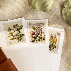 45pcs Romantic Retro Flower Diary DIY Decoration Sealing Stickers