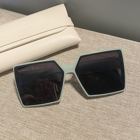 Oversized Square Sunglasses Gradient Glasses Driving UV400