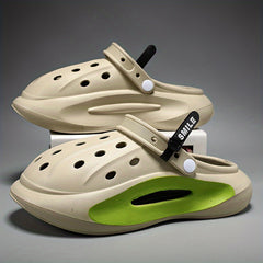 Men's Chunky Clogs Closed Toe Platform Sandals Soft Sole Walking Shoes