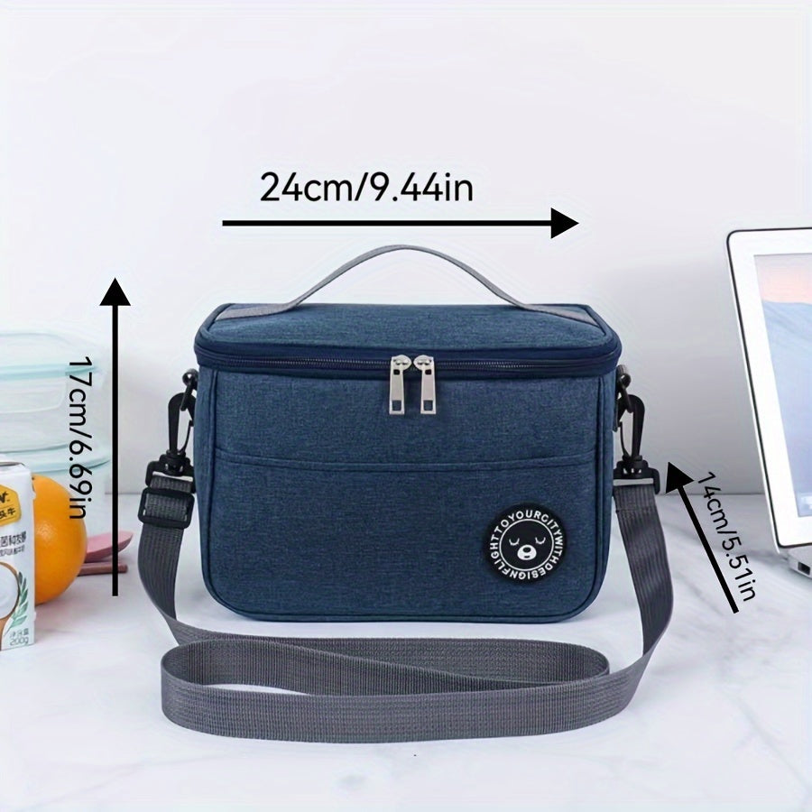 Insulated Lunch Bag with Shoulder Strap Leak Proof Cooler Tote