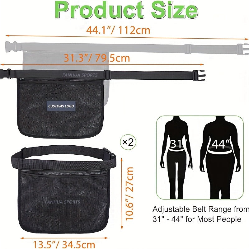 Portable Tennis Pickleball Storage Bag Waist Bag