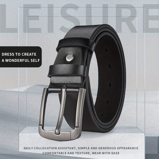 Men's Buckle Belt for Outdoor Party Holiday Business Gift