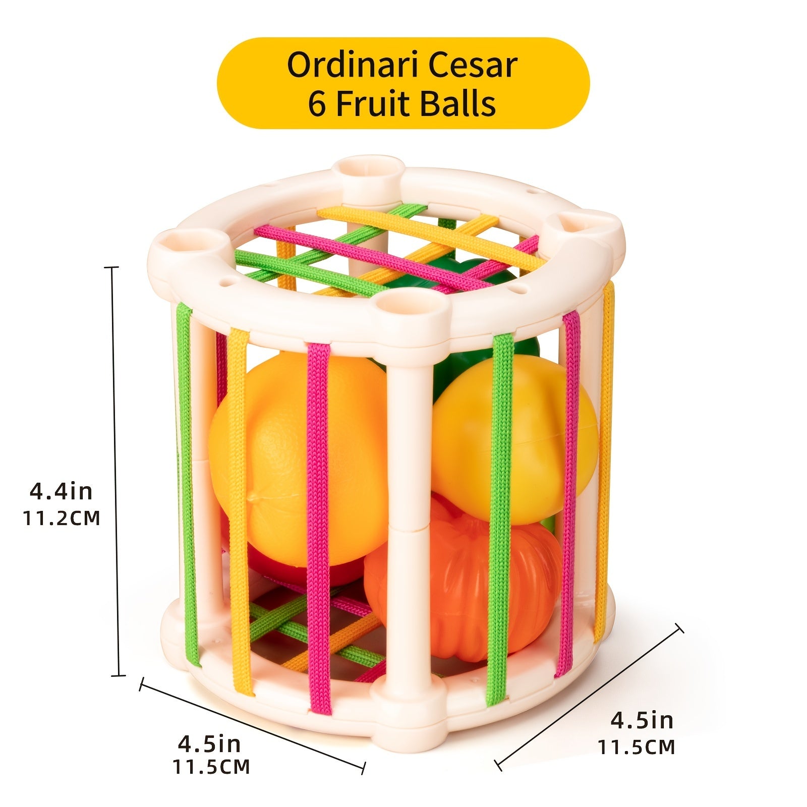 Fruit Puzzle Baby Sessel for Fine Motor Skills