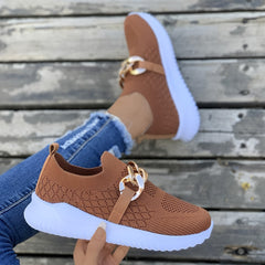 Women's Comfortable Thick Bottom Sneakers Lightweight Sports Shoes