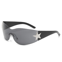 Y2K Punk Hip Hop Star Sunglasses for Women