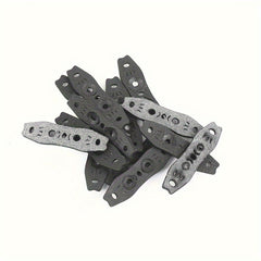50pcs 2mm Microfiber Slingshot Pit Pouch With Double Pits & Hole for Locating