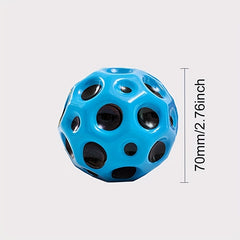 High Resilience Bouncy Ball Moon Shape Indoor Outdoor Toy