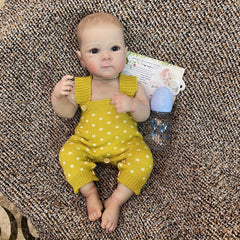 Bettie Girl Vinyl Reborn Dolls Painted Bebe Doll with Hair
