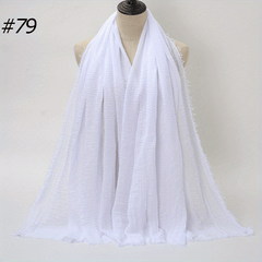 Wrinkle Breathable Hijab Soft Headband Bandana