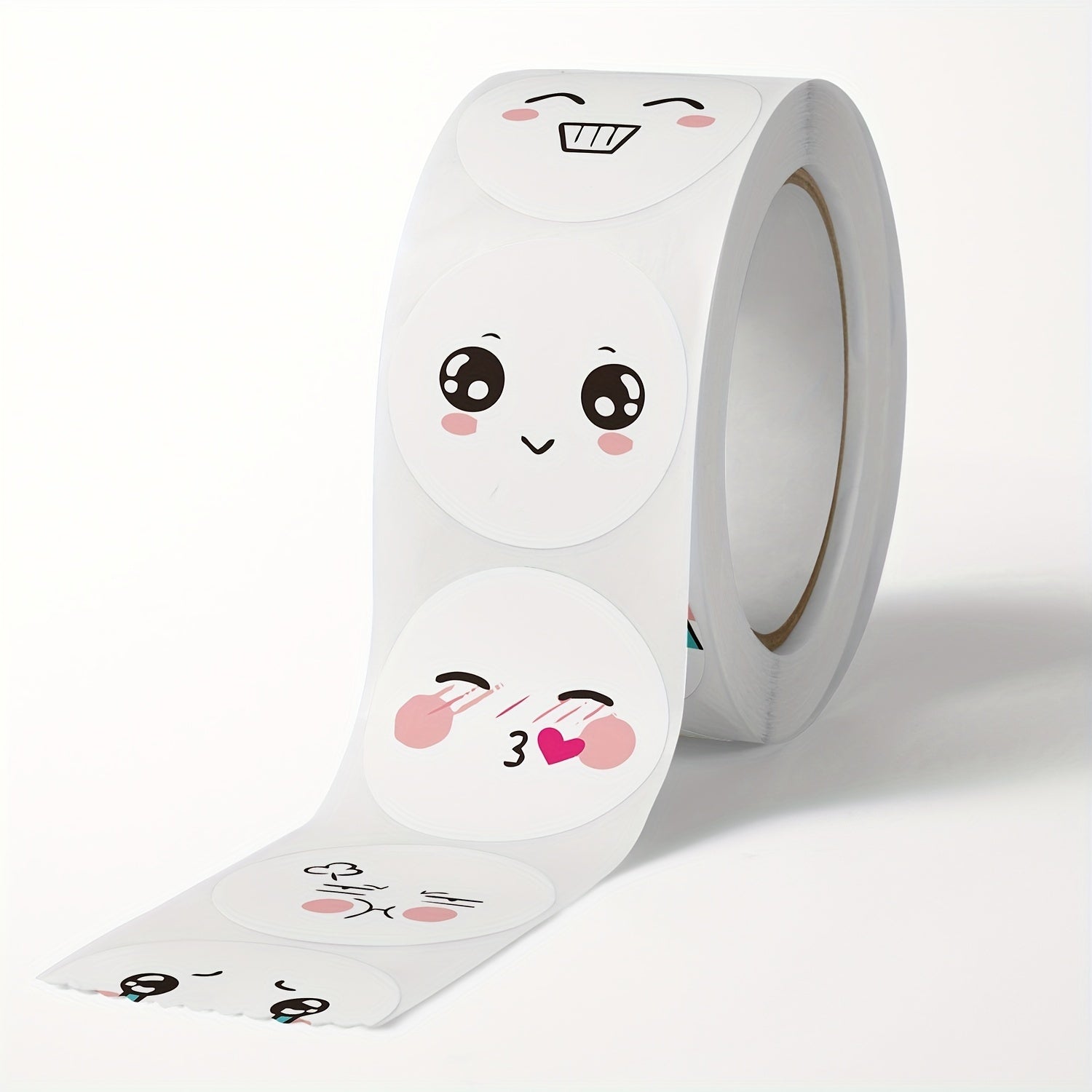 500pcs Funny Expression Toys Happy Face Stickers For Teachers & Kids