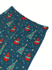 Girls Cartoon Tree Print Leggings Slim Fit Sports Casual Tight Pants Halloween