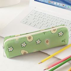 Large Capacity Pencil Case Zippered Pen Holder