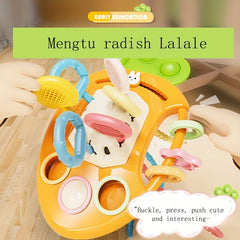 Baby Radish Pulling Molar Glue Stick Early Education Toy