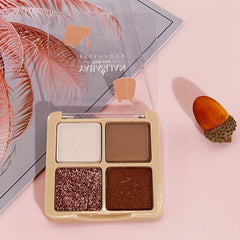 Cat Paw Eyeshadow Palette Pearly Matte Blendable Cosmetics