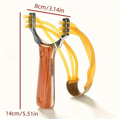 Wood Grain Slingshot Toy for Practice and Sports
