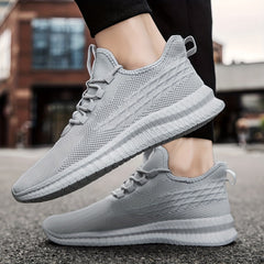 Men's Lightweight Knitted Running Shoes - Spring/Summer