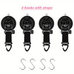 4pcs Rotatable Car Mounts for Outdoor Camping