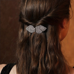 Rhinestone Bow Hair Clip Wedding Bridal Jewelry Hair Accessories