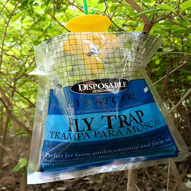 1pc Disposable Fly Trap Attracts Major Fly Species for Indoor/Outdoor