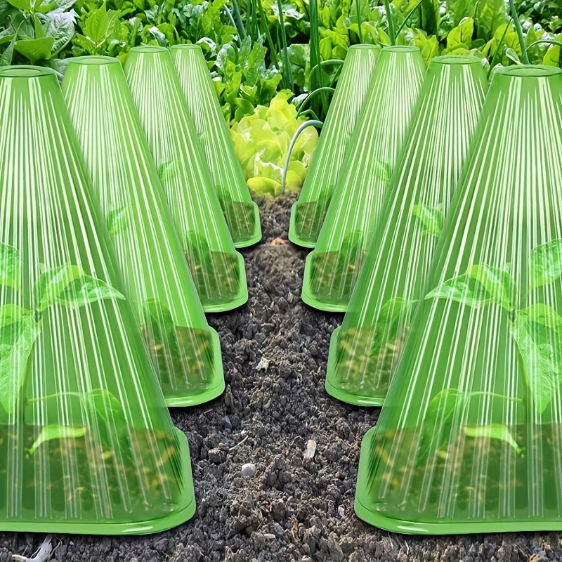 10pcs Reusable Plant Bell Jars Protect Plants Birds Frost Snails