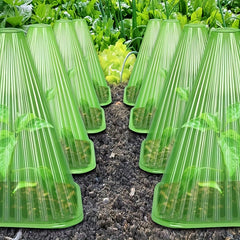 10pcs Reusable Plant Bell Jars Protect Plants Birds Frost Snails
