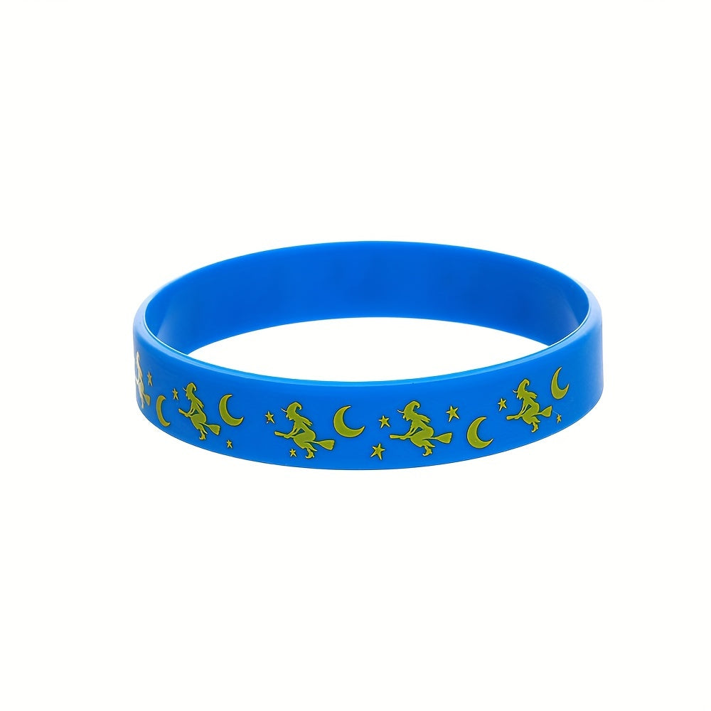 Halloween Party Silicone Bracelet 8pcs Set Trick Or Treat Holiday Carnival