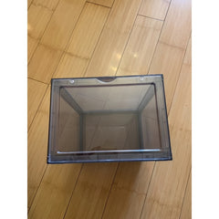 Plastic Shoe Storage Box with Door Dustproof Shoe Collection Display Holder
