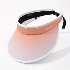 Girls Gradient Top Visor Hat UV Protective Sport Cap For Kids