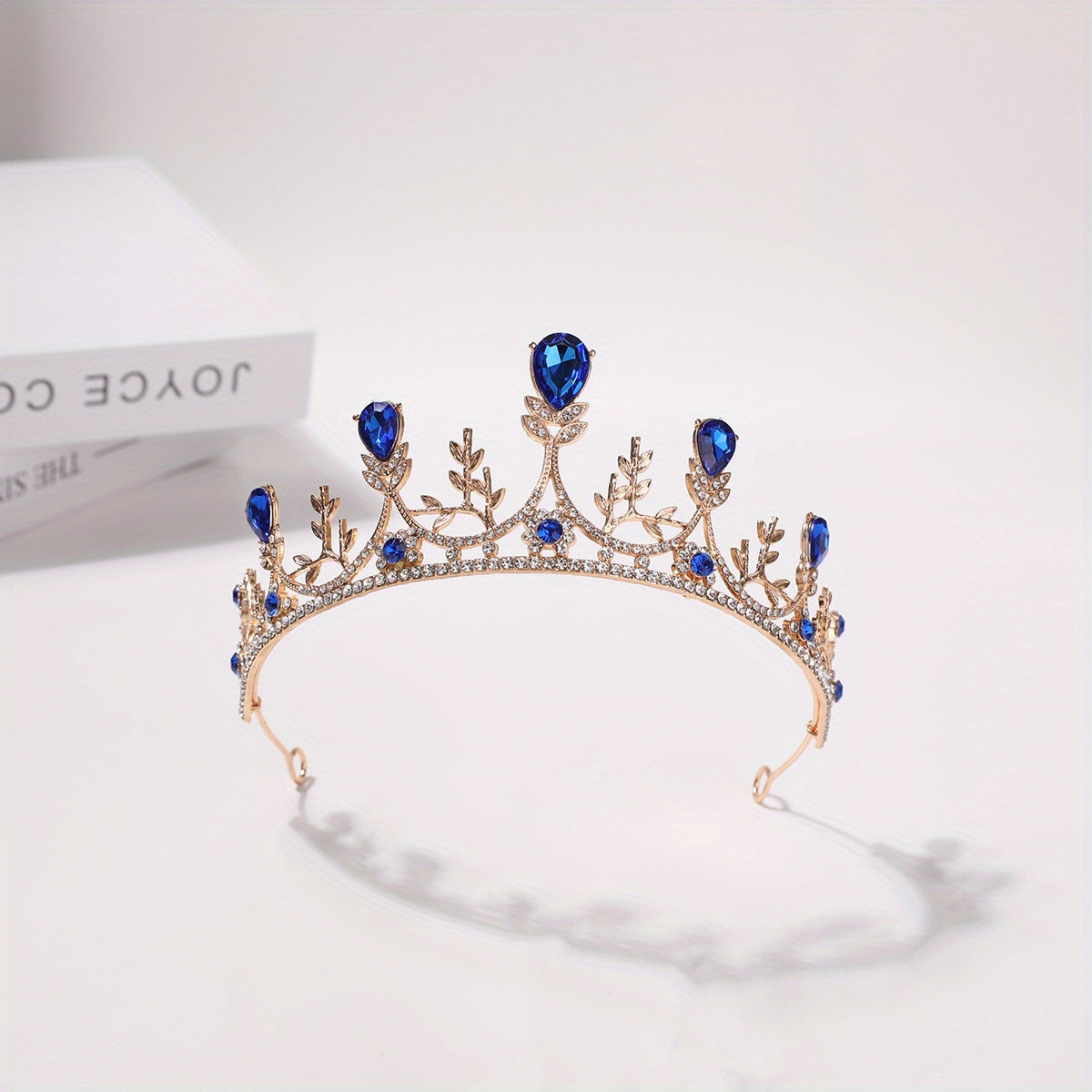 Girls Rhinestone Bead Crown Head Jewelry Props