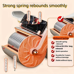 Automatic Rebound Ab Roller with Elbow Support & Phone Rack