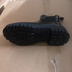 Women's Waterproof Non slip Rain Boots Stylish Comfortable Rubber Medium Top