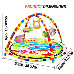 Kids' Gym Play Mat with Animal Toys and Accessories